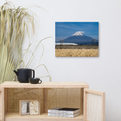 Tokaido Fujisan on Canvas | Shinkansen and Mt. Fuji - Fuji, Japan