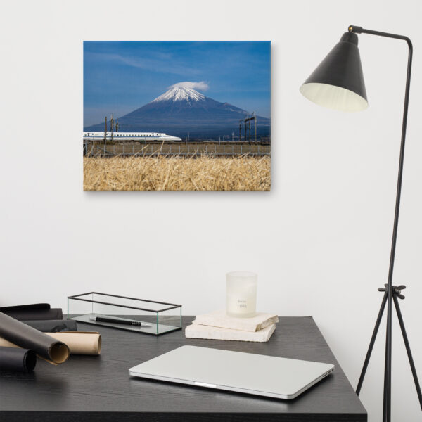 Tokaido Fujisan on Canvas | Shinkansen and Mt. Fuji - Fuji, Japan