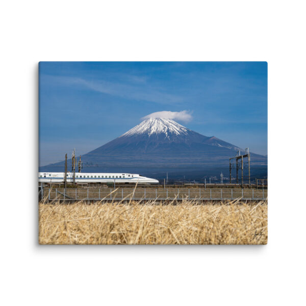 Tokaido Fujisan on Canvas | Shinkansen and Mt. Fuji - Fuji, Japan